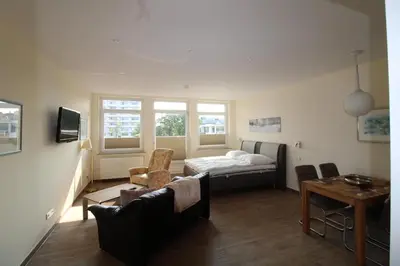Ein Bett oder Betten in einem Zimmer der Unterkunft Panorama WHG 128