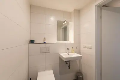 Ein Badezimmer in der Unterkunft Wohnung 2 Strandbrise