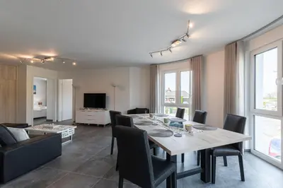 TV/Unterhaltungsangebot in der Unterkunft Wohnung 2 Strandbrise