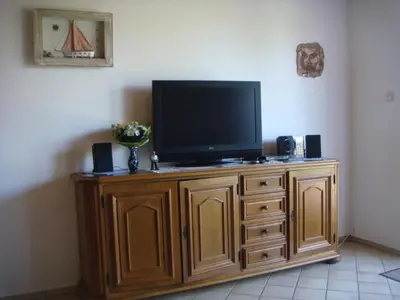 TV/Unterhaltungsangebot in der Unterkunft Haus Sandboll DHH2
