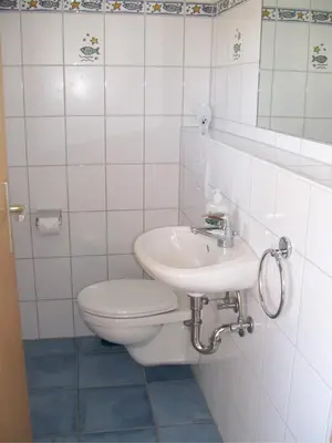 Ein Badezimmer in der Unterkunft Ferienhaus Nordstern