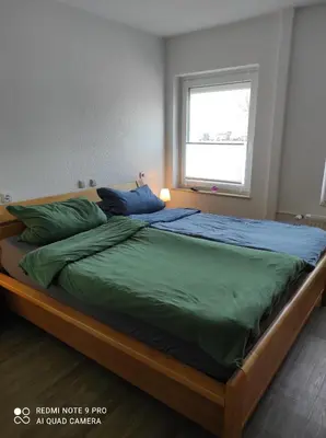 Ein Bett oder Betten in einem Zimmer der Unterkunft Sealion Seelöwe Trischenweg 1