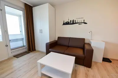Ein Sitzbereich in der Unterkunft Haus 