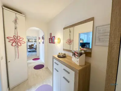 Küche/Küchenzeile in der Unterkunft Residenz Thalassa Döse Wohnung 1
