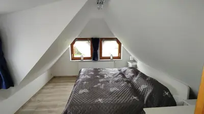 Ein Bett oder Betten in einem Zimmer der Unterkunft Haus Frieda