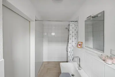 Ein Badezimmer in der Unterkunft Maike