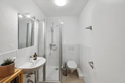 Ein Badezimmer in der Unterkunft Marianne