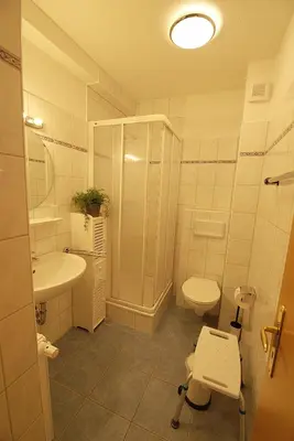 Ein Badezimmer in der Unterkunft Seelilie