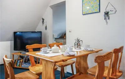 TV/Unterhaltungsangebot in der Unterkunft Gorgeous Apartment In Otterndorf