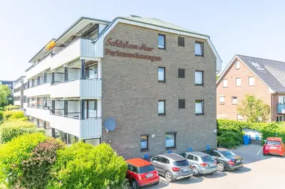 Das Gebäude in dem sich die Ferienwohnung befindet
