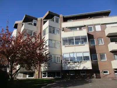 Das Gebäude in dem sich die Ferienwohnung befindet