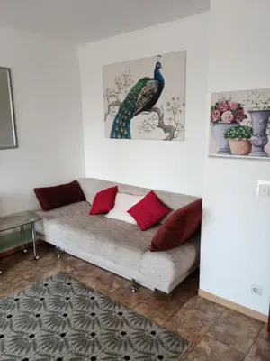 Ein Sitzbereich in der Unterkunft NEU Ferienwohnung Haus Elisabeth No 18