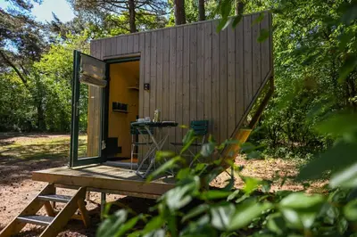Ein Garten an der Unterkunft Sleep Space 2 - Green Tiny Spot Cuxhaven Wernerwald