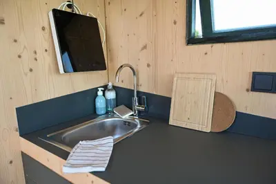 Grundriss der Unterkunft Sleep Space 3 - Green Tiny Spot Cuxhaven Altenbruch