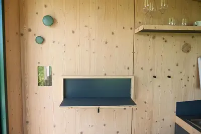 Grundriss der Unterkunft Sleep Space 4 - Green Tiny Spot Cuxhaven Altenbruch