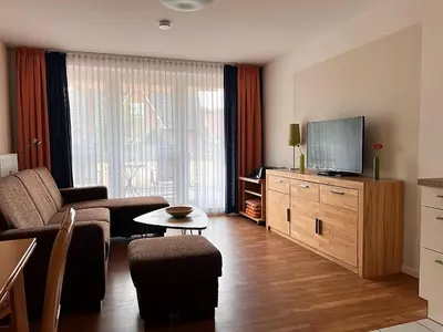 TV/Unterhaltungsangebot in der Unterkunft Haus am Mühlenpark Whg. 2
