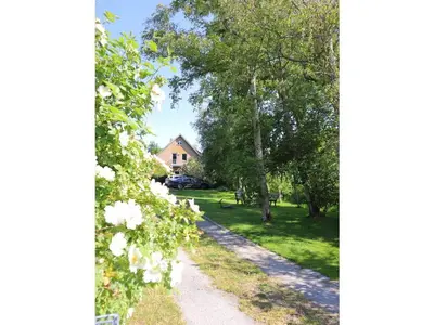 Ein Garten an der Unterkunft Watt´n Dog - Urlaub direkt am Nordseedeich