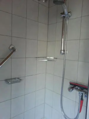 Ein Badezimmer in der Unterkunft Haus Nordseebrise