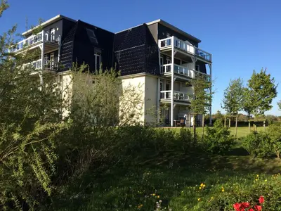 Das Gebäude in dem sich die Ferienwohnung befindet