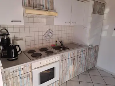 Küche/Küchenzeile in der Unterkunft Haus Sonnenstrahl 11