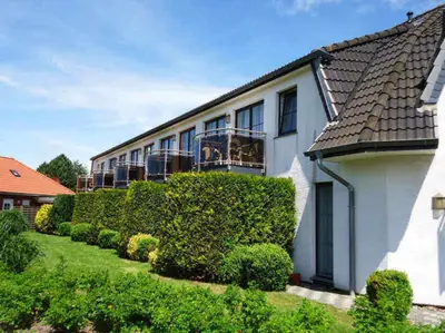 Das Gebäude in dem sich die Ferienwohnung befindet