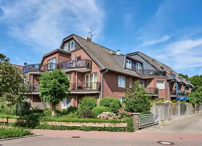 Das Gebäude in dem sich die Ferienwohnung befindet