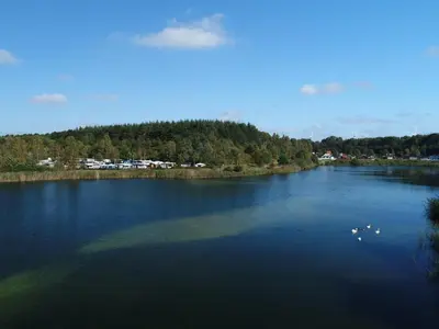Naturlandschaft in der Nähe des Campingplatzes