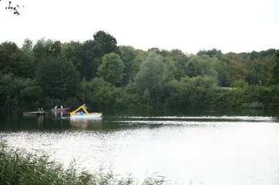 Naturlandschaft in der Nähe des Campingplatzes