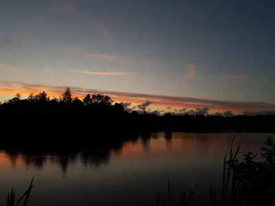 Naturlandschaft in der Nähe des Campingplatzes