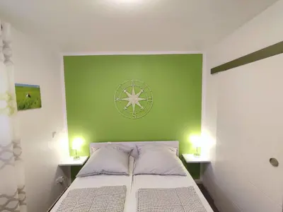 Ein Bett oder Betten in einem Zimmer der Unterkunft Borkum 2