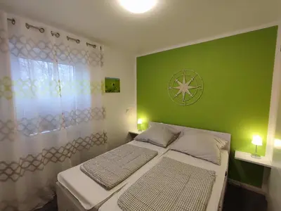 Ein Bett oder Betten in einem Zimmer der Unterkunft Borkum 2