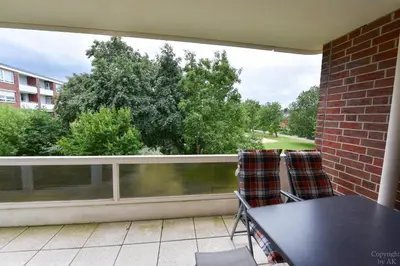Ein Balkon oder eine Terrasse in der Unterkunft Haus Trafalger Appartement TR147