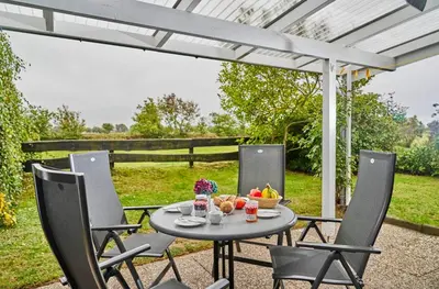 Ein Garten an der Unterkunft Am Ringwall 84A