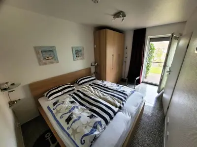 Ein Bett oder Betten in einem Zimmer der Unterkunft Borkum 3