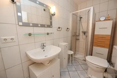 Ein Badezimmer in der Unterkunft Haus Elisabeth Appartement ELI12