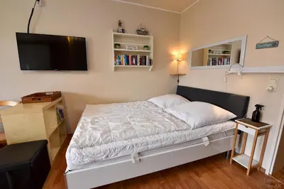 Ein Bett oder Betten in einem Zimmer der Unterkunft Haus Kehrwieder Appartement KEHR8