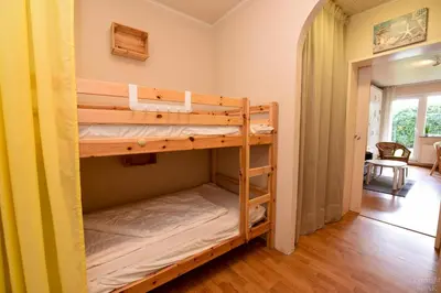 Ein Bett oder Betten in einem Zimmer der Unterkunft Haus Kehrwieder Appartement KEHR8