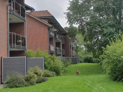Ein Garten an der Unterkunft Mövenschiss