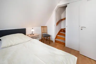 Ein Bett oder Betten in einem Zimmer der Unterkunft Antje