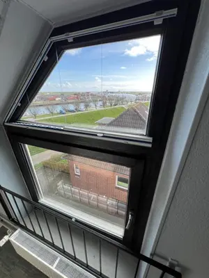 Ein Balkon oder eine Terrasse in der Unterkunft Hotel Tum Stüürmann