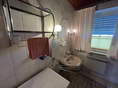 Ein Badezimmer in der Unterkunft Haus am Deich