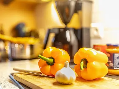 Essen in der Ferienwohnung oder in der Nähe