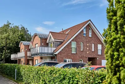 Das Gebäude in dem sich die Ferienwohnung befindet