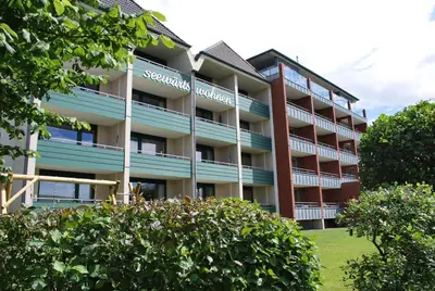 Das Gebäude in dem sich die Ferienwohnung befindet