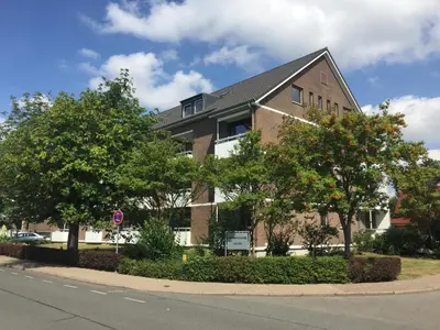 Das Gebäude in dem sich die Ferienwohnung befindet