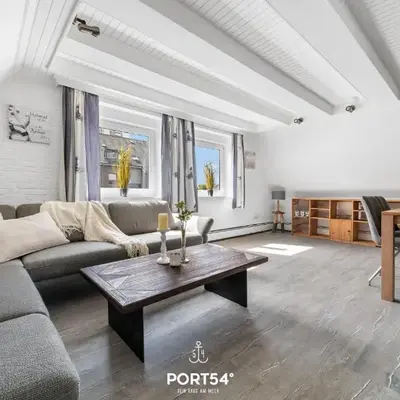 Ferienwohnung Hausboot an der Lagune Oberdeck Büsum