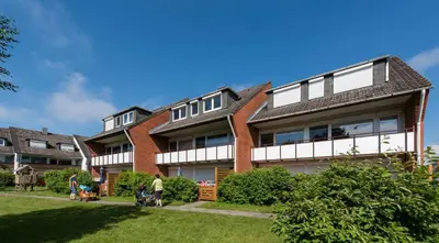 Das Gebäude in dem sich die Ferienwohnung befindet