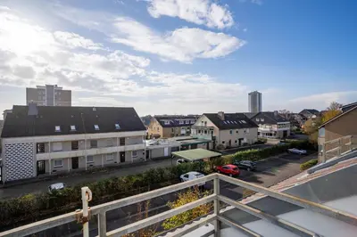 Ein allgemeiner Blick auf Büsum oder ein Stadtblick von der Ferienwohnung aus