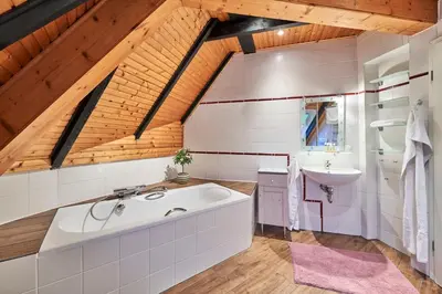 Ein Badezimmer in der Unterkunft Dünengras