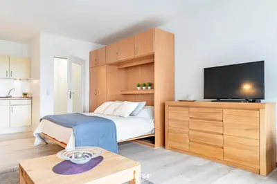 TV/Unterhaltungsangebot in der Unterkunft Ferienwohnung Hafenschlösschen